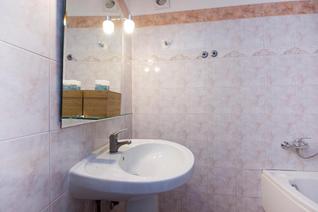 Koupelna v ubytování Villa Baronnos