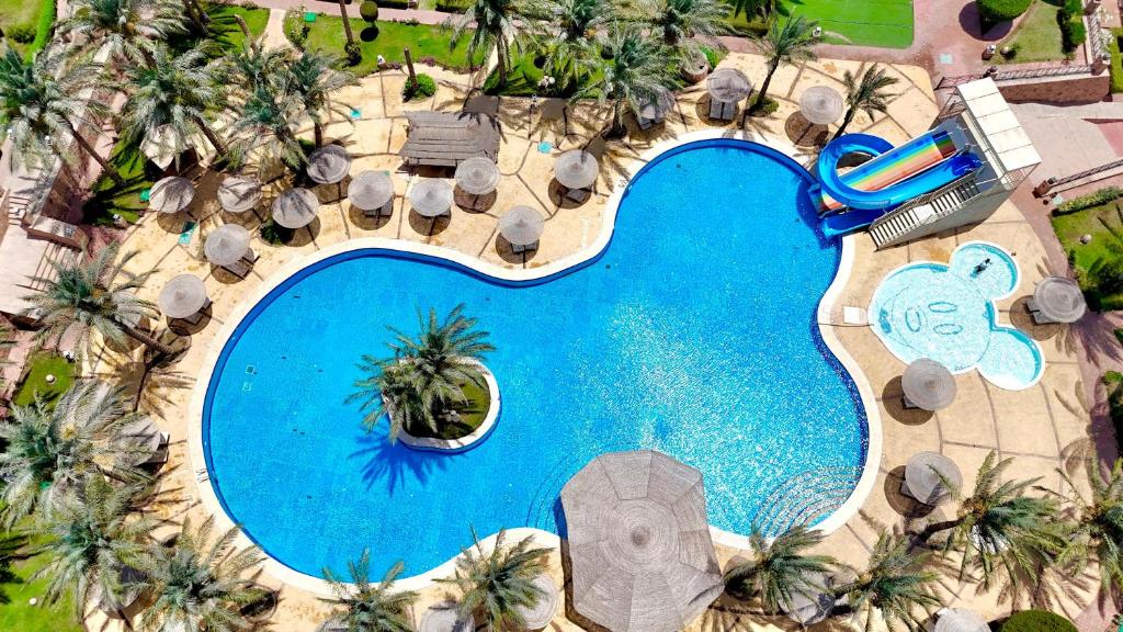 Bazén v ubytování Sunset Boutique Hotel Sahl Hasheesh nebo v jeho okolí