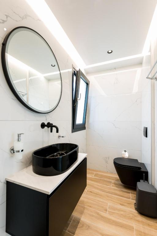 Koupelna v ubytování Mulberry Suites