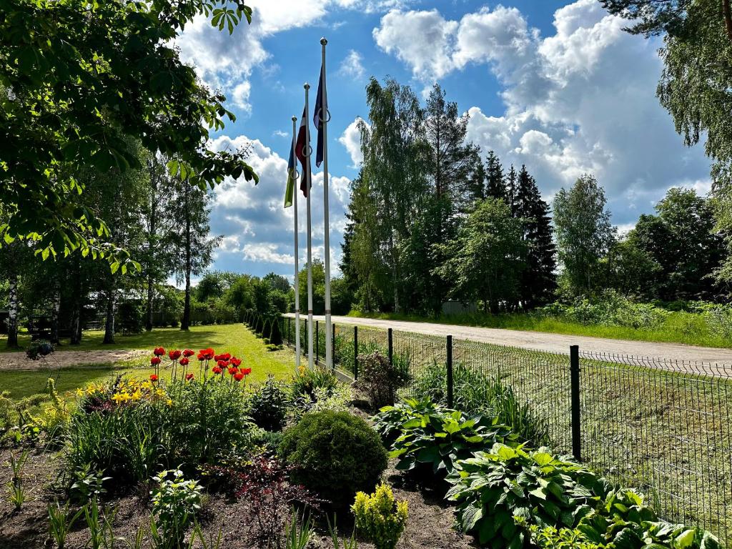 Zahrada ubytování Villa Gāles Hotel