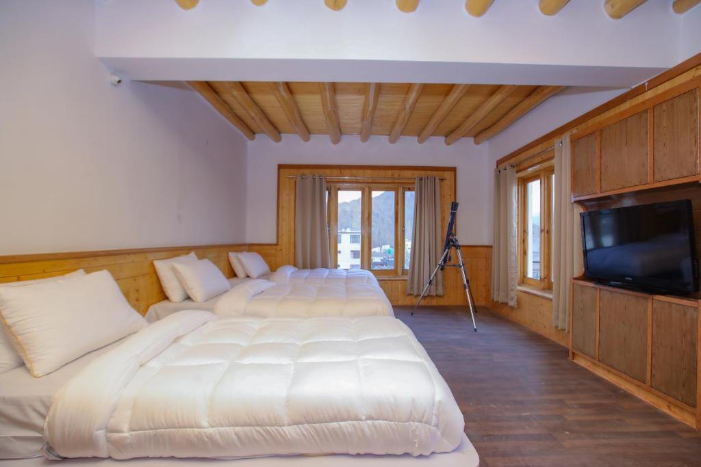 Postel nebo postele na pokoji v ubytování Bunk Central Hostel
