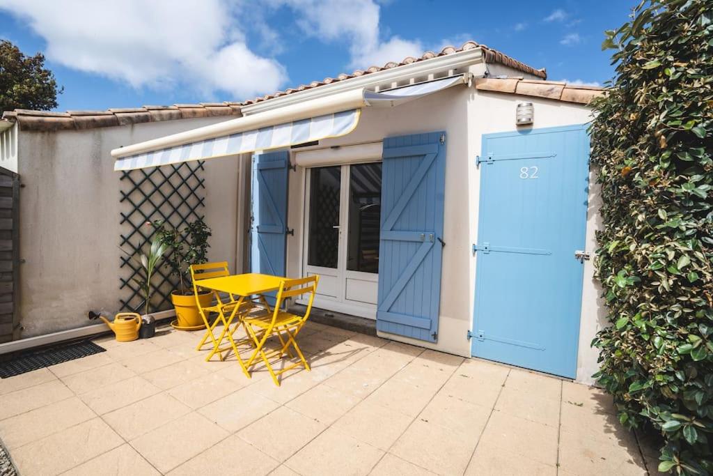 Bygningen som feriehuset ligger i