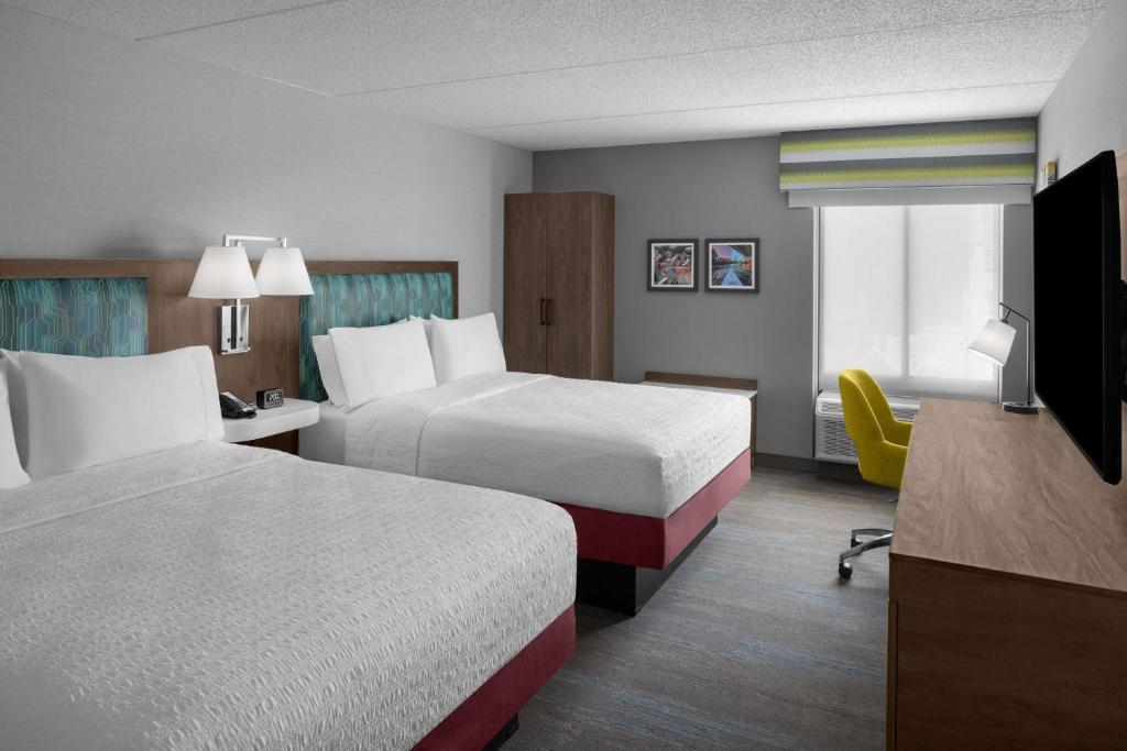 Hampton Inn Cleveland-Downtown - Camera Queen Con Due Letti Queen - Non Fumatori