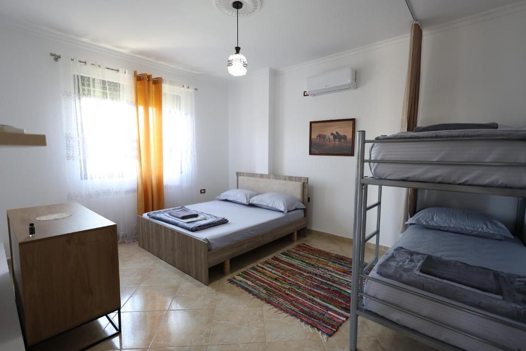 Letto o letti in una camera di Baza Hostel - Swimming Pool