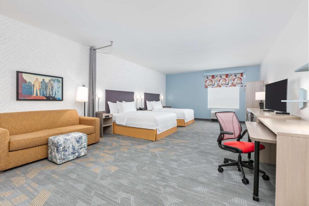 Postel nebo postele na pokoji v ubytování Home2 Suites By Hilton Huntsville, Tx