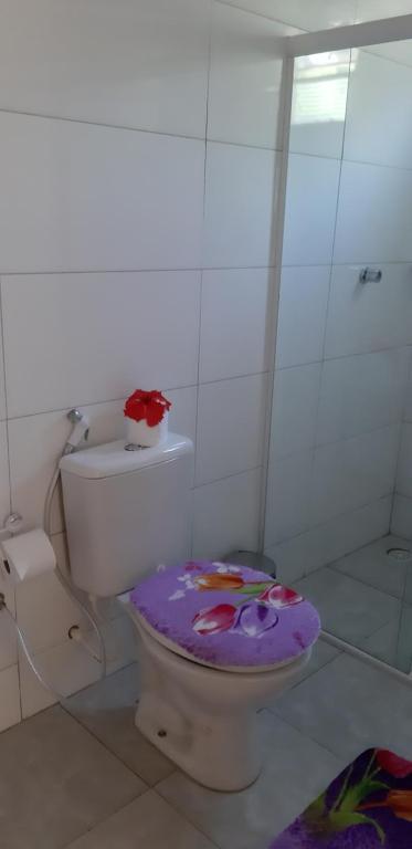 Koupelna v ubytování Estação Noronha
