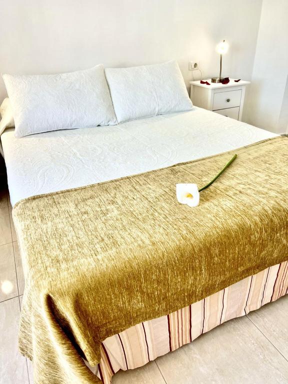 Postel nebo postele na pokoji v ubytování CHC - Apartamento Los Topetes