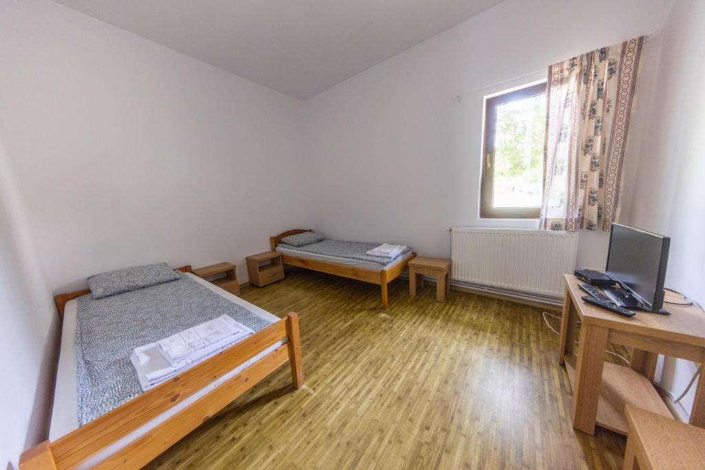 Postel nebo postele na pokoji v ubytování Hostel Gurasada