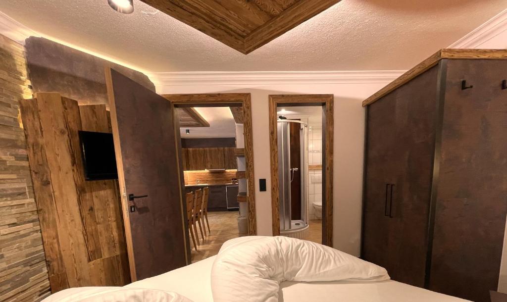 Posteľ alebo postele v izbe v ubytovaní Hotel Garni Ida