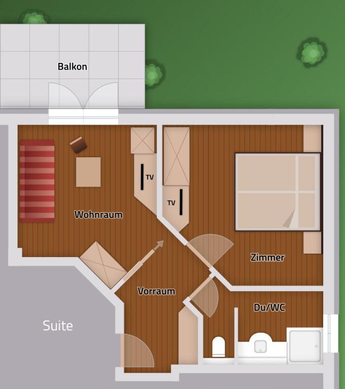 Plán poschodí v ubytovaní Hotel Garni Ida