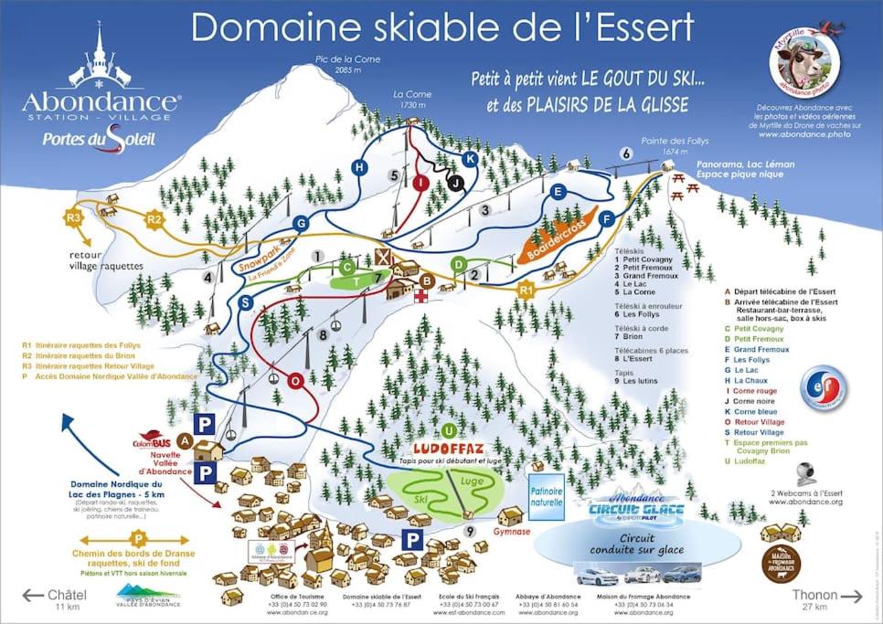 Fotografie z fotogalerie ubytování Appartement Portes du Soleil à Le Biot avec ménage et WIFI inclus v destinaci Le Biot