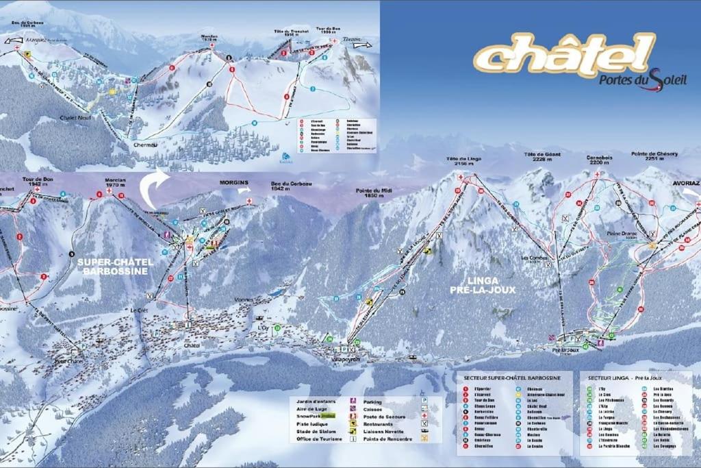 Fotografie z fotogalerie ubytování Appartement Portes du Soleil à Le Biot avec ménage et WIFI inclus v destinaci Le Biot
