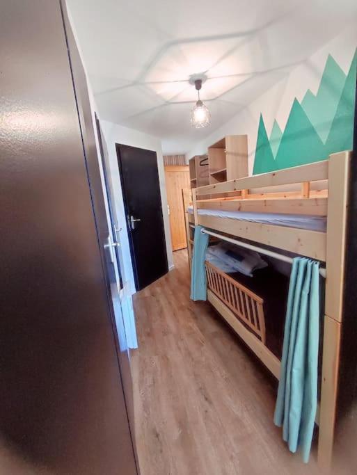 Postel nebo postele na pokoji v ubytování Appartement Portes du Soleil à Le Biot avec ménage et WIFI inclus