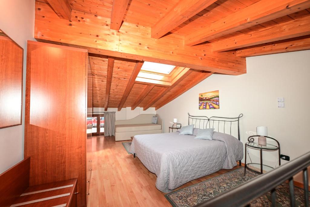 Postel nebo postele na pokoji v ubytování Hotel La Fenice e Sole