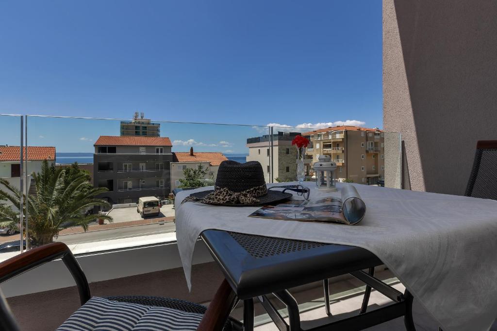 Balkón nebo terasa v ubytování Apartments Dany