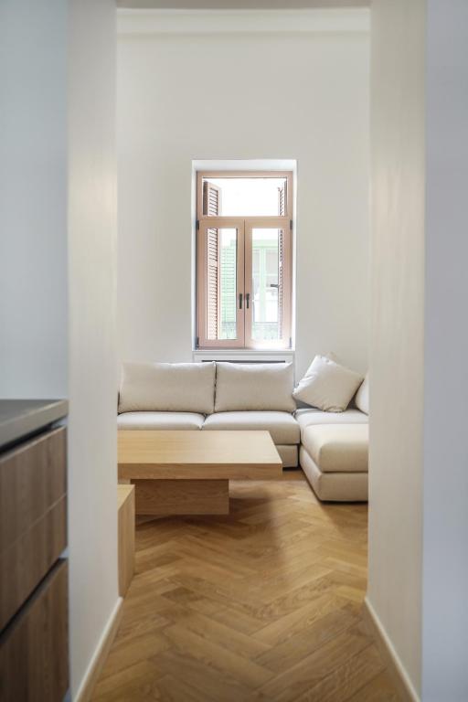 Posezení v ubytování Plaka House - Boutique Apartments