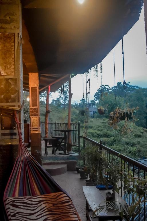Balkón nebo terasa v ubytování Hostal Tree House