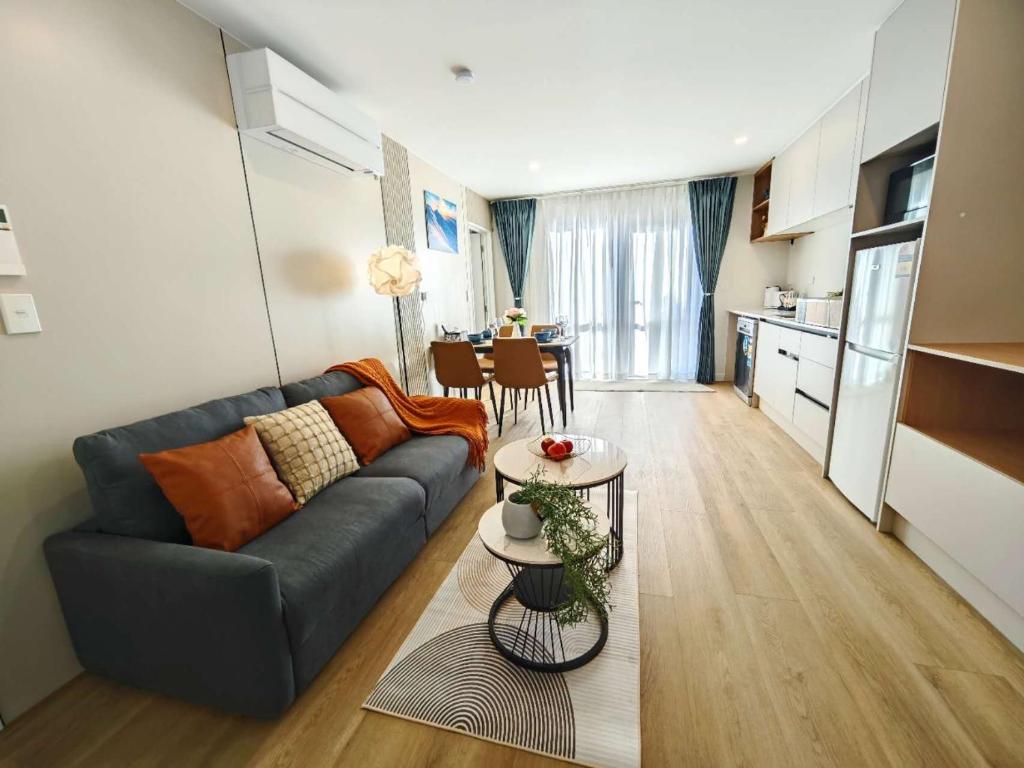 Kuchyň nebo kuchyňský kout v ubytování Sunshine Suites