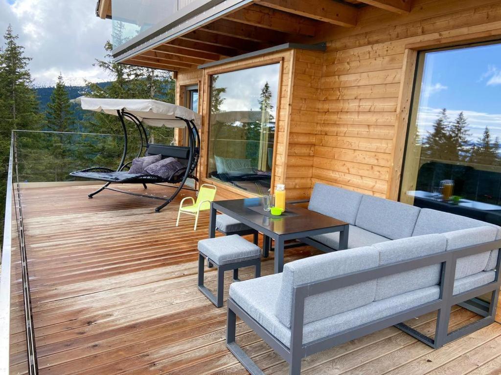 Area soggiorno di Chalet Theresa
