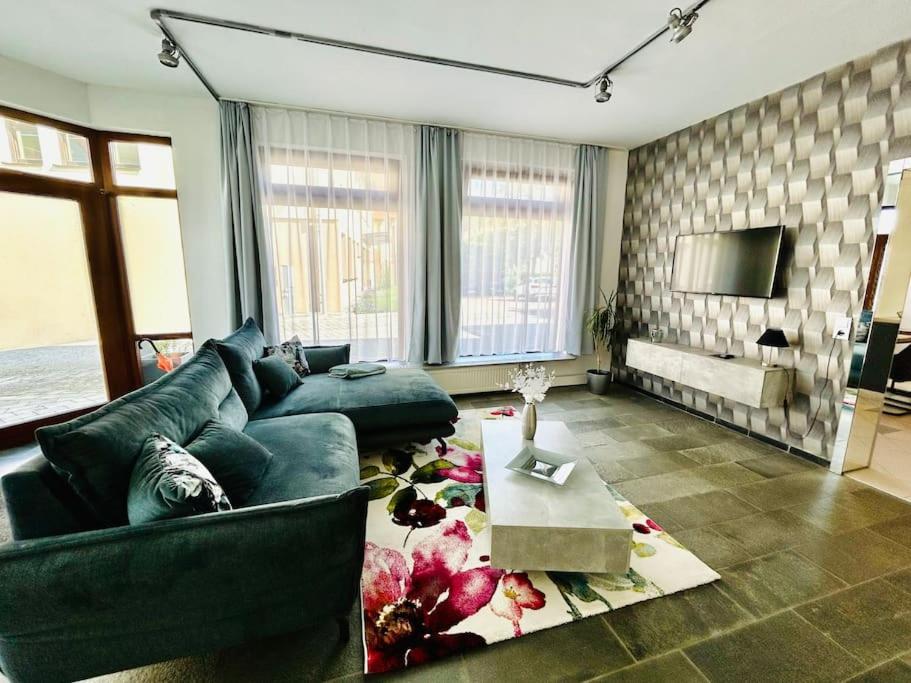 Posezení v ubytování Ferienwohnung am Storchennest