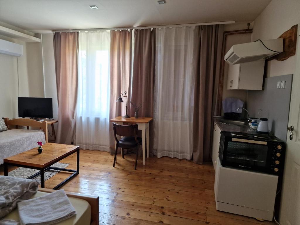 Kuchyňa alebo kuchynka v ubytovaní Konak -Guest house -Ramonda Serbika