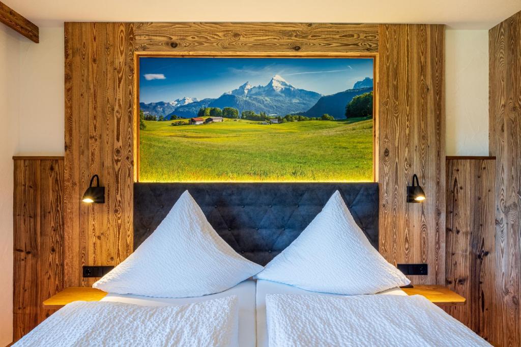 Postel nebo postele na pokoji v ubytování Appartements Hochödlehen