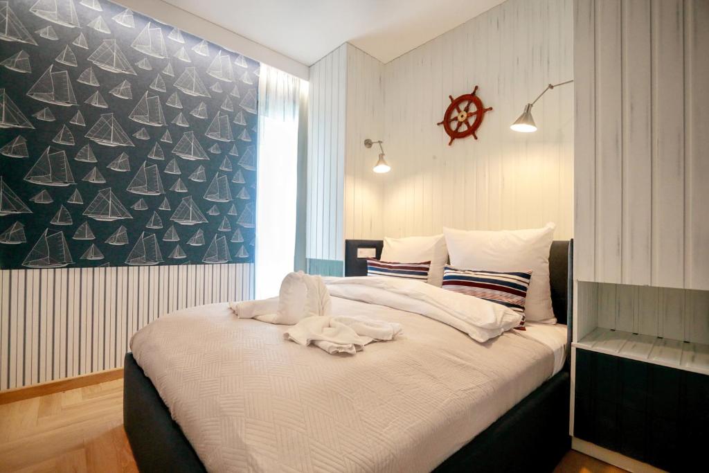 Postel nebo postele na pokoji v ubytování Euronia by Baltic Home