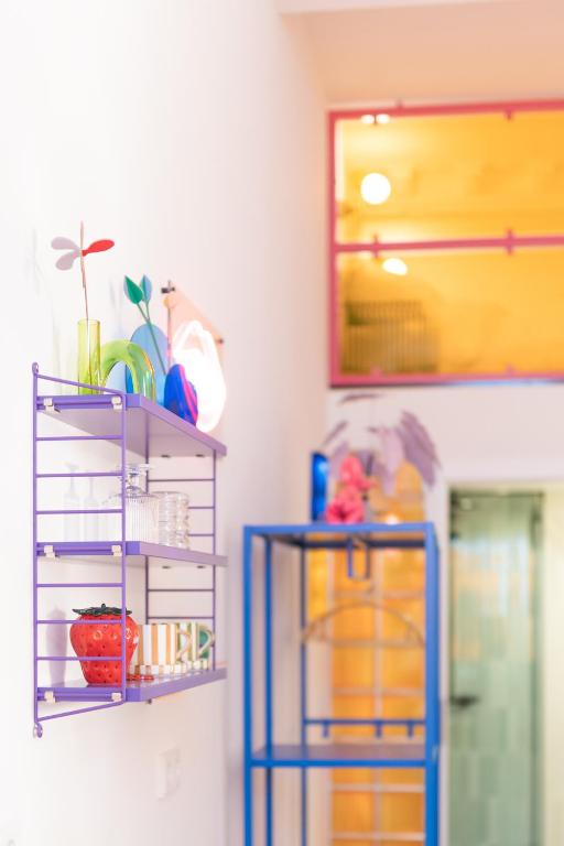 RetroPop Design Apartment , Designerzimmer für je 2 Personen, Top Lage, WIFI - Resim 30