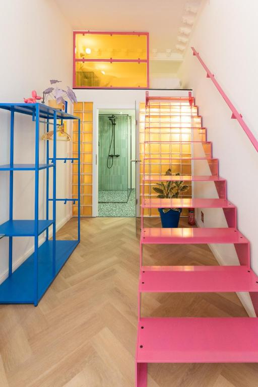 RetroPop Design Apartment , Designerzimmer für je 2 Personen, Top Lage, WIFI - Resim 36