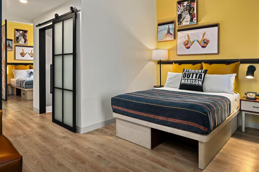 Moxy Madison Downtown - Quarto Queen Maior Com 2 Camas Queen-Size