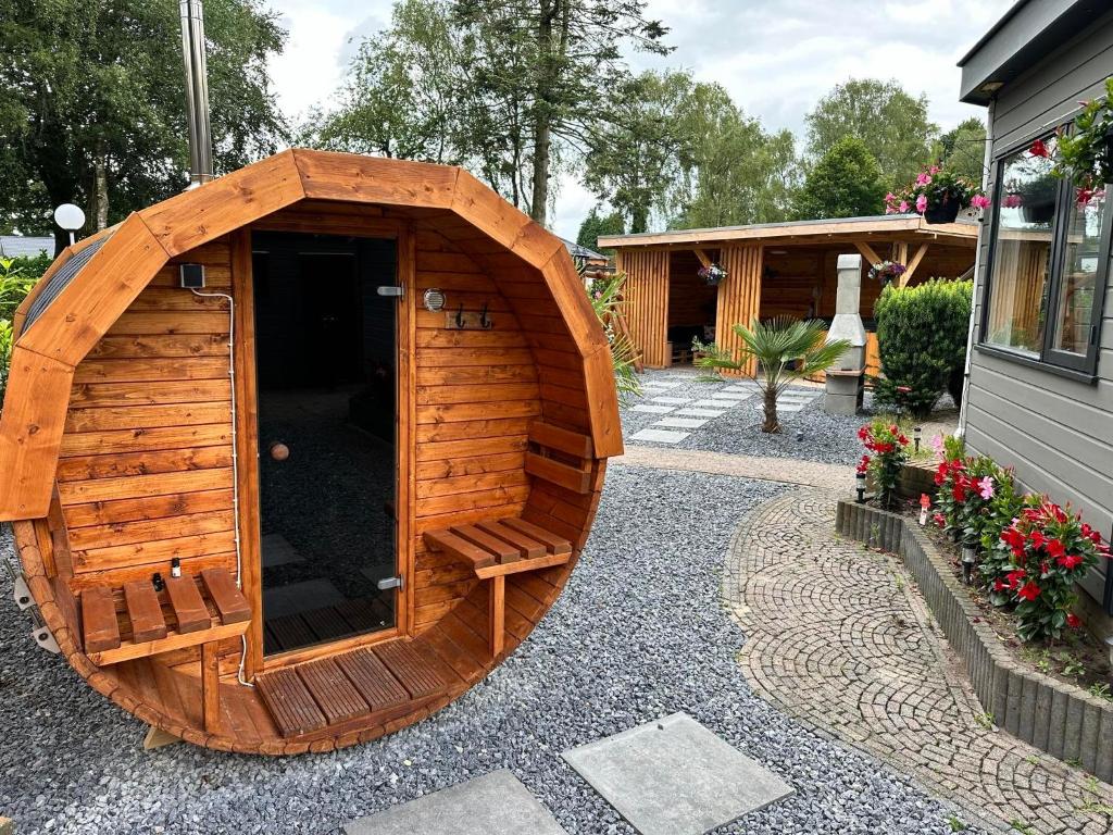Zahrada ubytování Chalet Harmony Lux Privé Wellness
