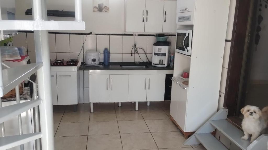 Η κουζίνα ή μικρή κουζίνα στο Casa do Edgar