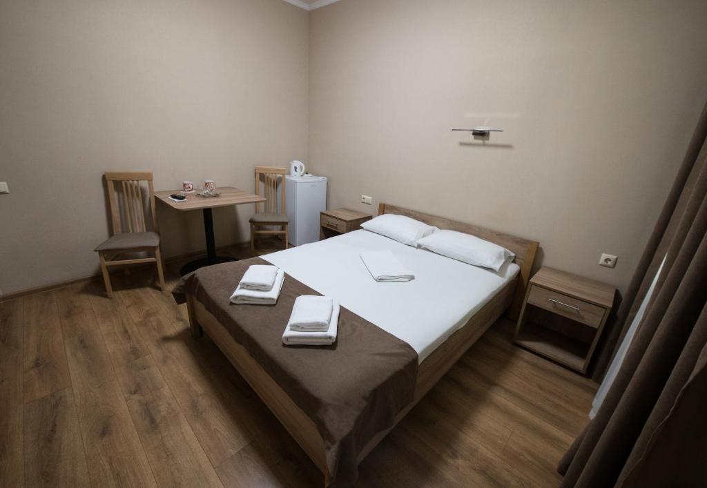 Postel nebo postele na pokoji v ubytování Hotel LaMa 2