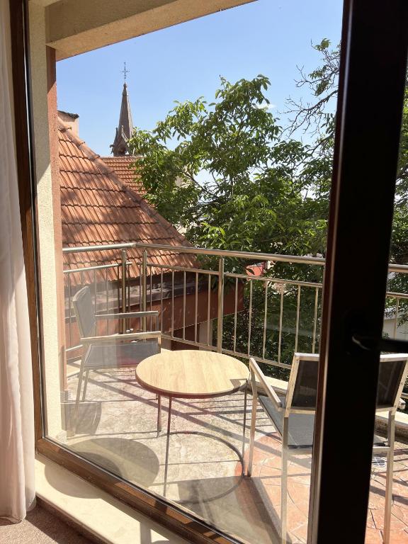 Balkón nebo terasa v ubytování Clepsydra Residence