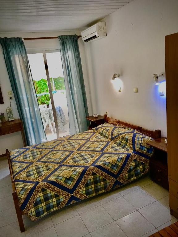 Postel nebo postele na pokoji v ubytování Pension Zoi