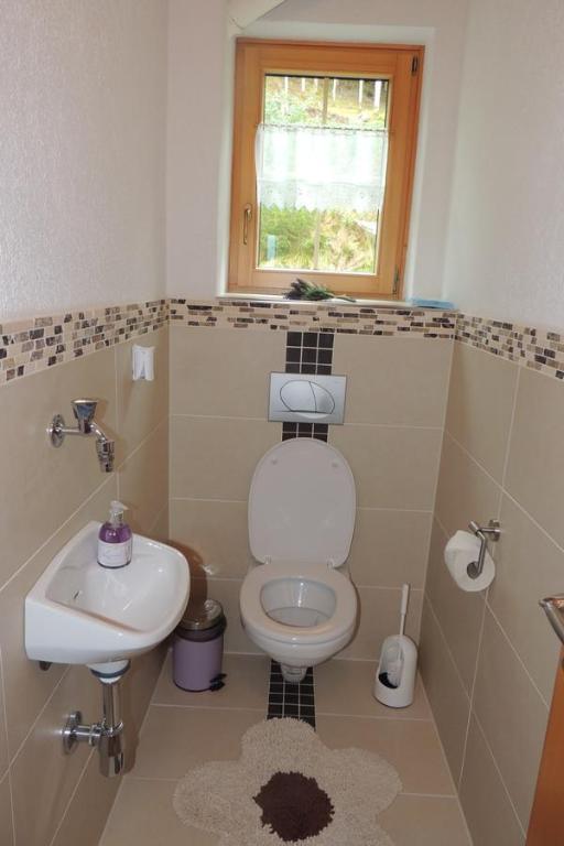 Koupelna v ubytování Appartement Seggl