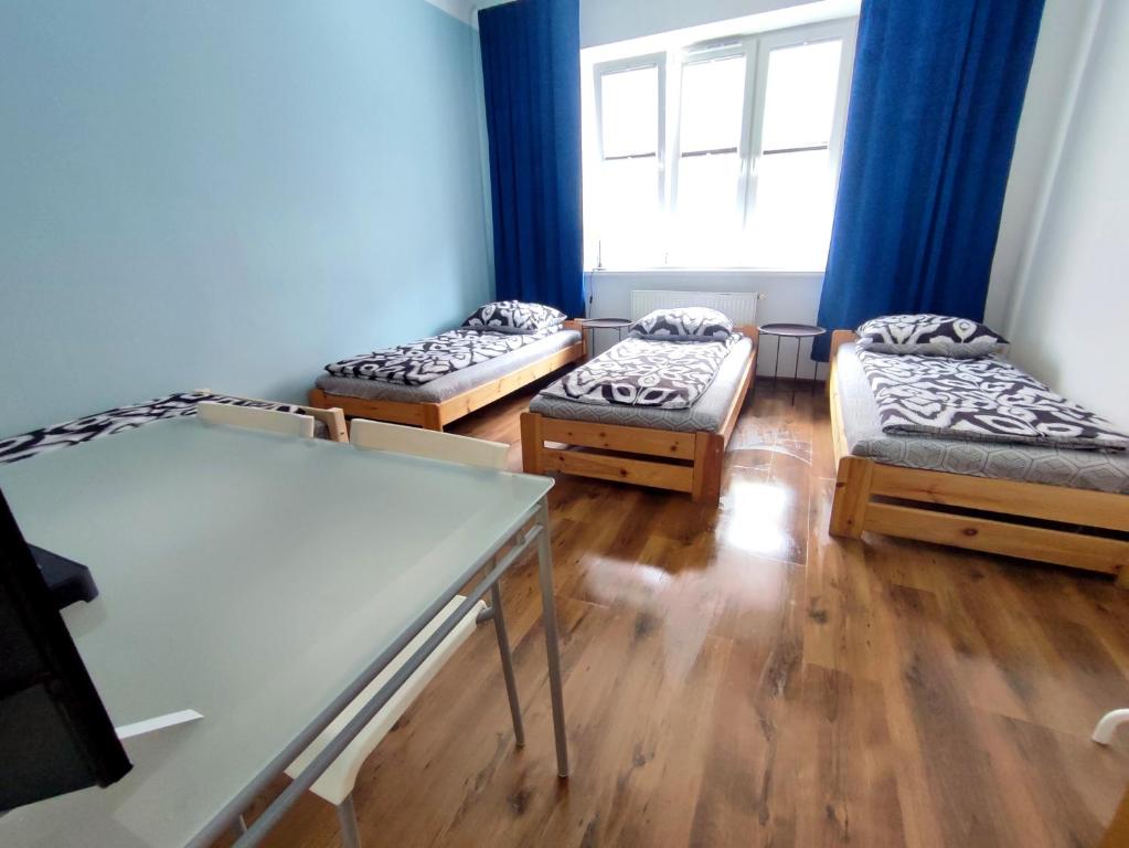 Rúm í herbergi á Och!hostel