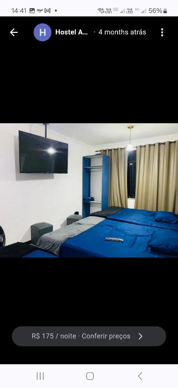 TV a/nebo společenská místnost v ubytování Hostel ANPRADO 5