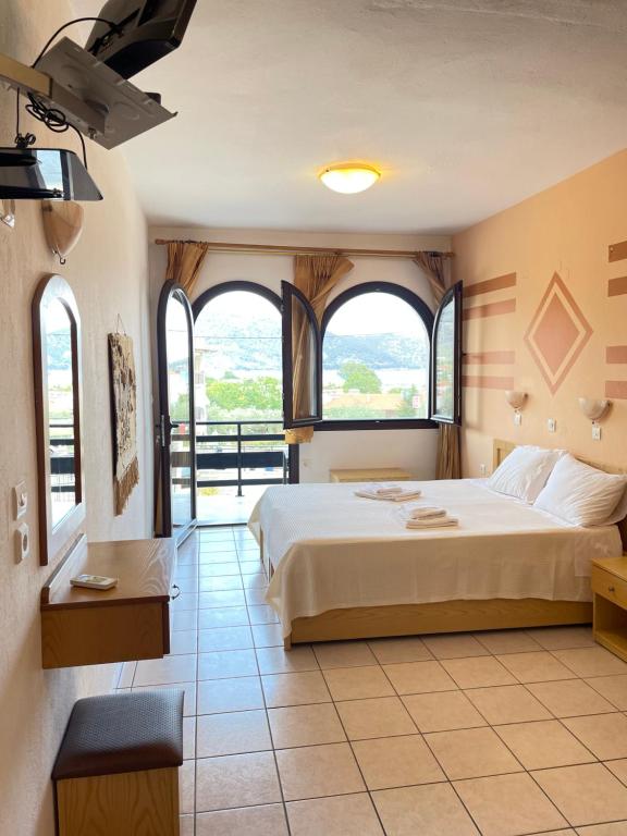 Ένα ή περισσότερα κρεβάτια σε δωμάτιο στο Villa Memories