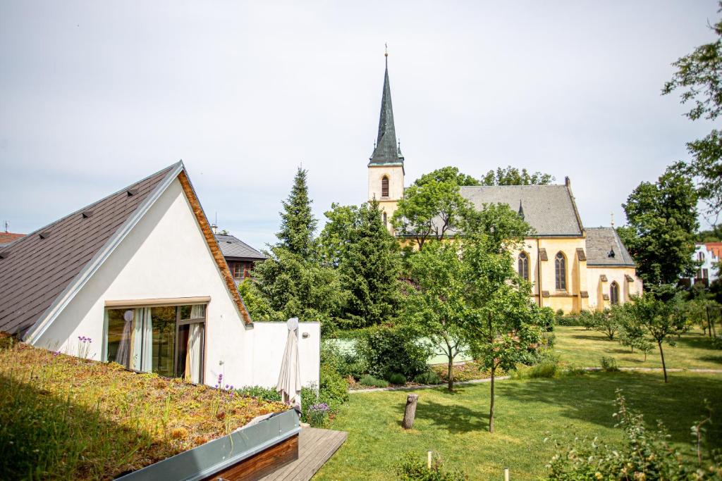 Zahrada ubytování Chaloupka Křivoklát