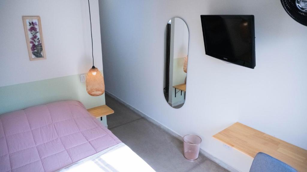 TV a/nebo společenská místnost v ubytování Selva House