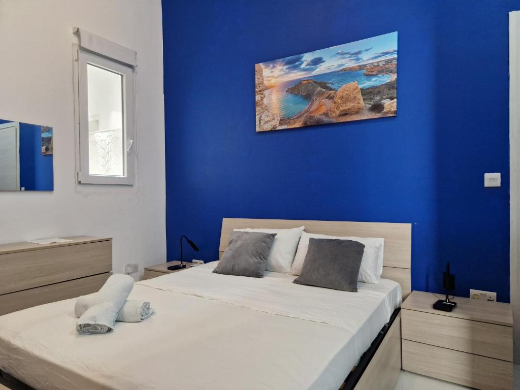 Postel nebo postele na pokoji v ubytování District