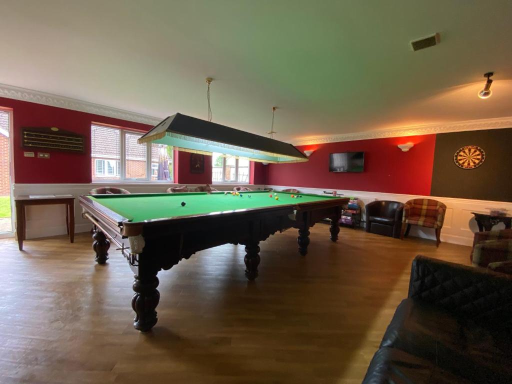 Miza za biljard v nastanitvi Bellvue Party House