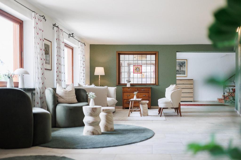 Posezení v ubytování Boutiquehotel Ochsen