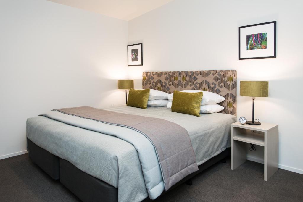 Postel nebo postele na pokoji v ubytování Pedlars Motel