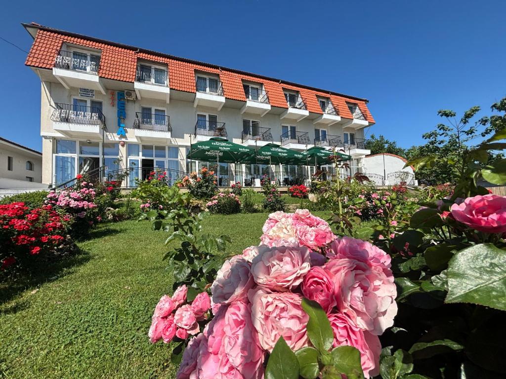 Zahrada ubytování Complex Turistic Perla