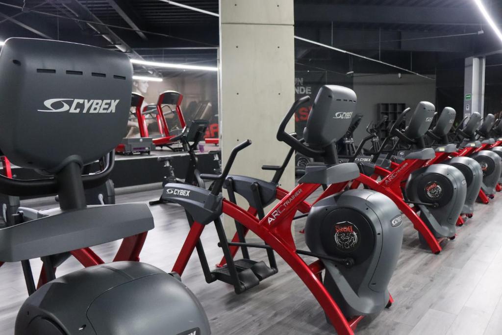 Fitness centrum a/nebo fitness zařízení v ubytování Grand Hotel&Casino Vía Dorada