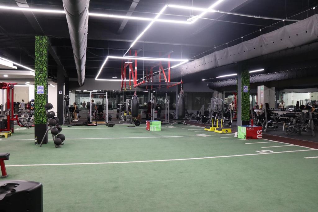 Fitness centrum a/nebo fitness zařízení v ubytování Grand Hotel&Casino Vía Dorada