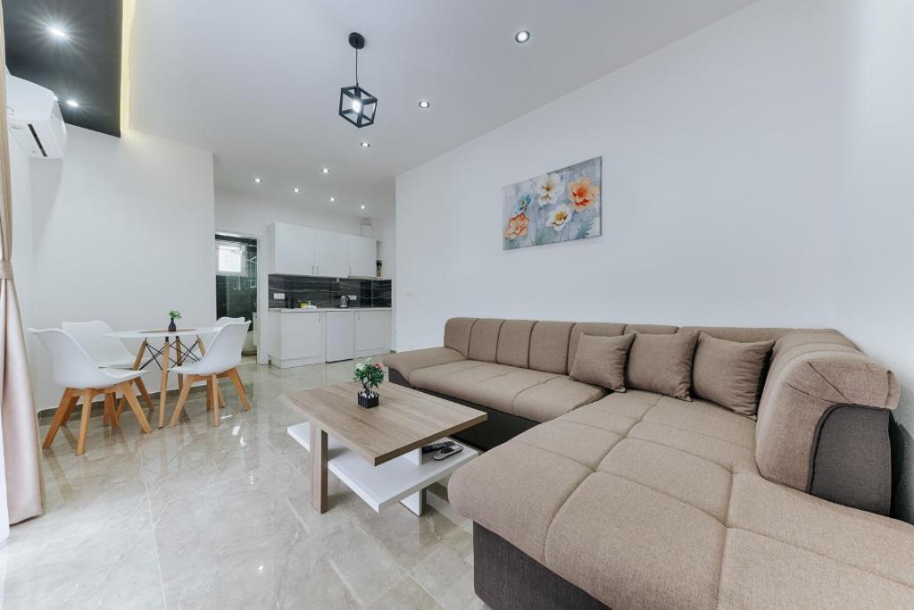 Posezení v ubytování Lux DAM Apartments