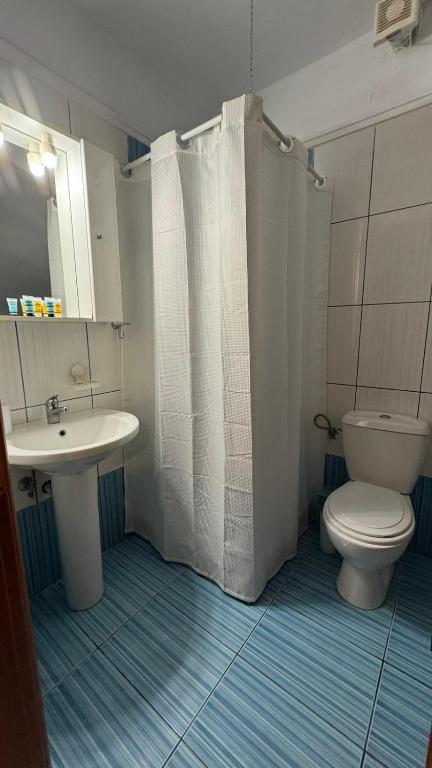 Koupelna v ubytování MF Apartment